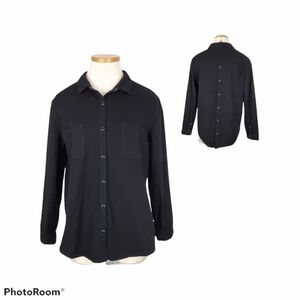 Carmar | Snap Button Front & Black Shirt